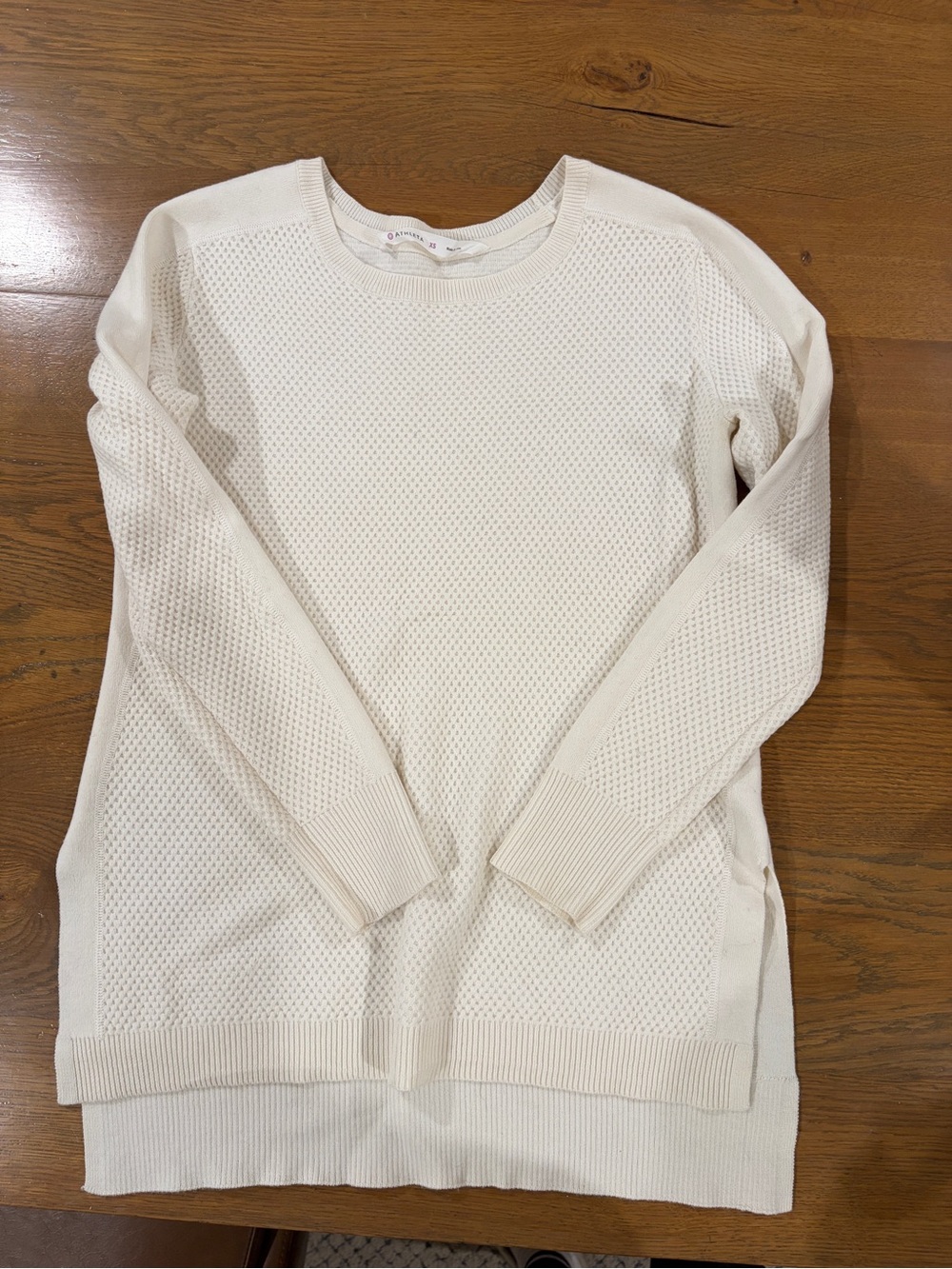 ATHLETA cream sweater